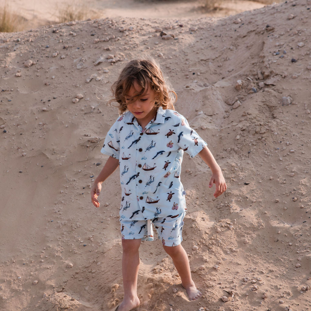 Precious Pearls | Boys Shorts & T-Shirts Set Precious Pearls | Boys Shorts & T-Shirts Set