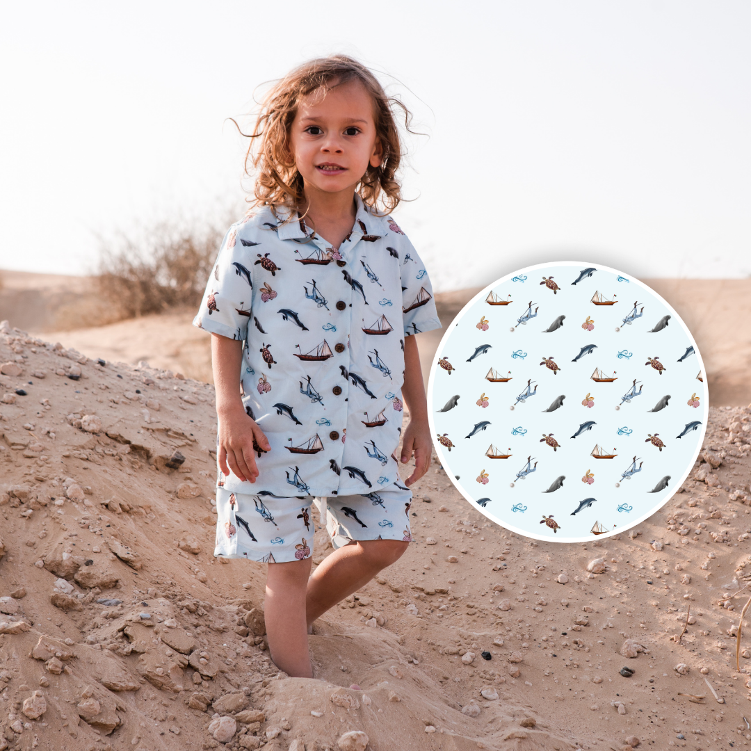 Precious Pearls | Boys Shorts & T-Shirts Set Precious Pearls | Boys Shorts & T-Shirts Set